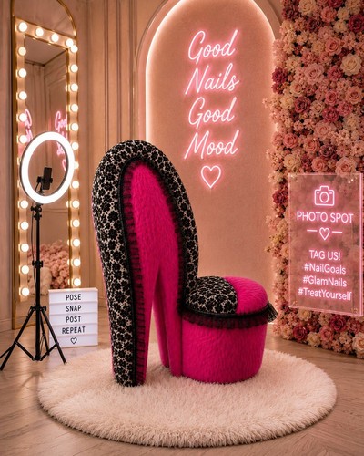 Hot pink kunstfell - hot, &