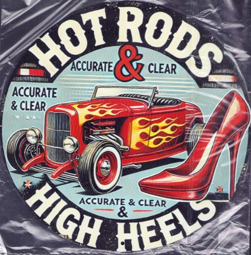 Blechschild hot rods - blechschild, "hot