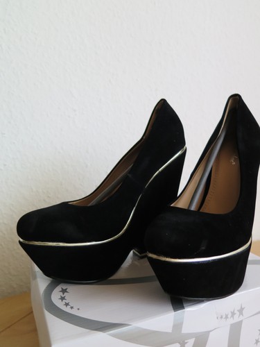 Plateau pumps high heels - plateau,